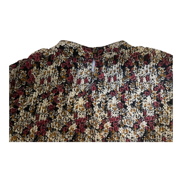 Pleated dress from Zara with a floral print. Size S. - Picture 4 of 6